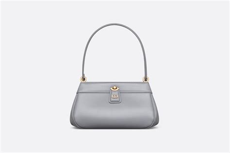 Small Dior Key Bag Ethereal Gray Box Calfskin .